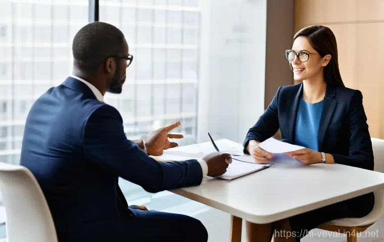 기업가치평가사 자격증 취득 난이도 - **Prompt:** "A diverse team of three financial analysts – a man in his early thirties, a woman in he...
