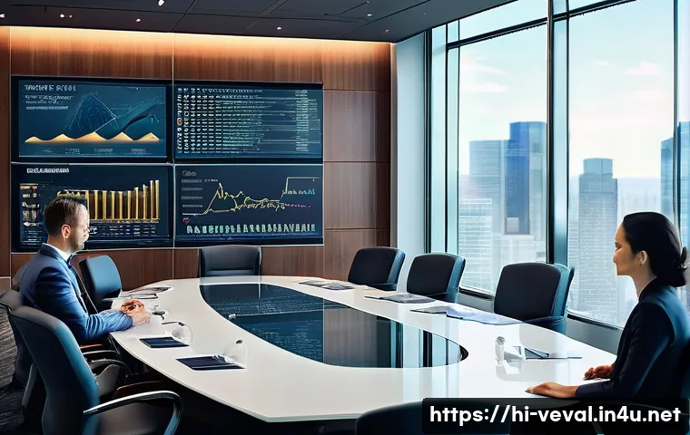기업가치평가사 직무에 대한 실무 조언 - **Corporate Strategy and Insight:**
A dynamic, high-definition image of a modern corporate board...